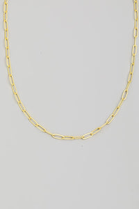 Dainty Oval Chain Necklace