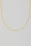 Dainty Oval Chain Necklace